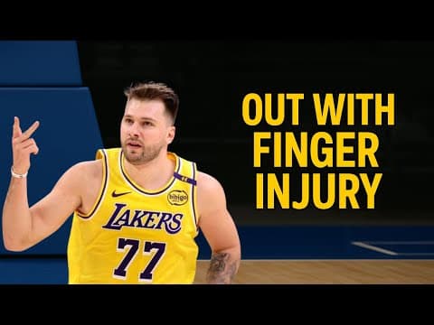 Luka on Fire… Then Sidelined 🔥➡️🩼