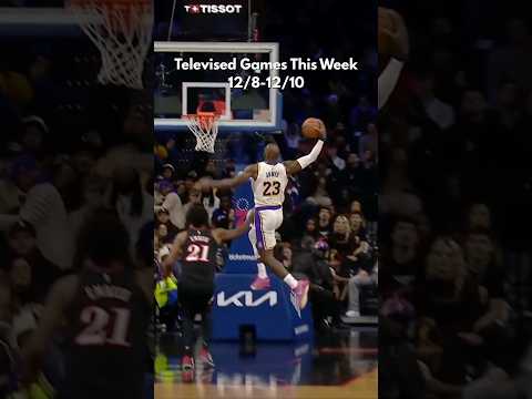 Nationally televised games for the week! Which ones are you looking forward to the most?